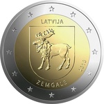 Läti 2 euro 2018 Zemgale UNC