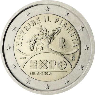 Itaalia 2 Euro 2015, EXPO, UNC 