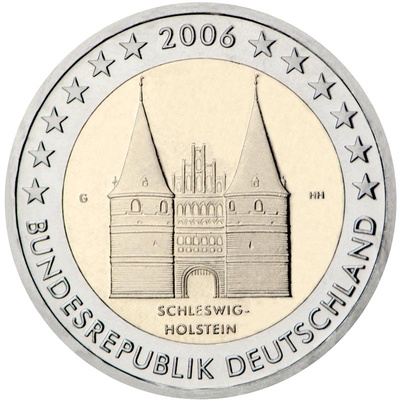 Saksamaa 2 euro, 2006, " Schleswig-Holstein UNC (F)