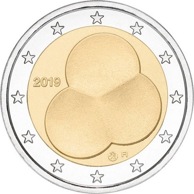 Soome 2 Euro 2019. Constitution (UNC)