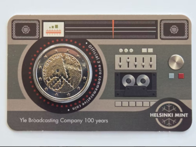 Soome 2 Euro 2026 Yleisradio coincard