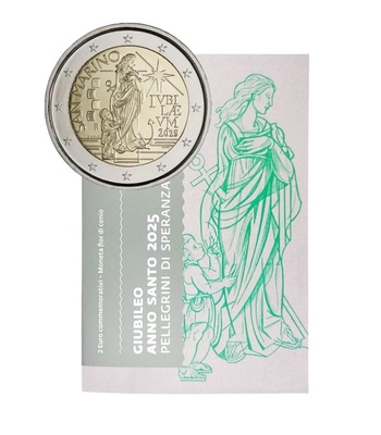 San Marino 2 euro 2025a. Holy Year 2025 - Pilgrims of hope