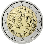 Belgia 2 euro 2011 International Women's Day UNC