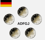 Saksamaa 2 euro 2025a. 35 Years of German Unity UNC ADFGJ