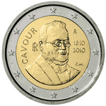 Itaalia 2 euro 2010 Cavour  UNC 