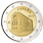 Hispaania 2 Euro 2017 Oviedo - Asturias (UNC)