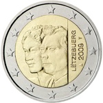 Luksemburg 2 euro 2009.Henri & Charlotte (UNC)