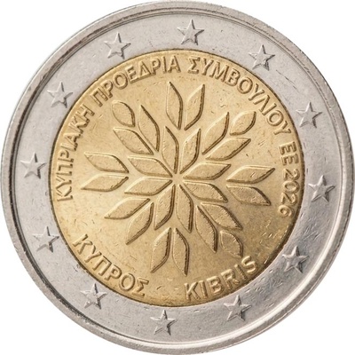 Küpros 2 euro 2026 Presidency UNC