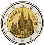 Hispaania 2 Euro 2012 Burgos (UNC)