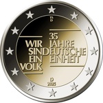 Saksamaa 2 euro 2025a. 35 Years of German Unity UNC 