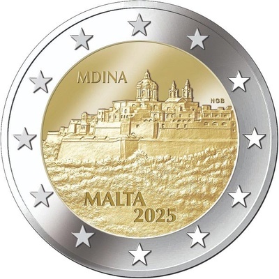 Malta 2 euro 2025  Mdina UNC