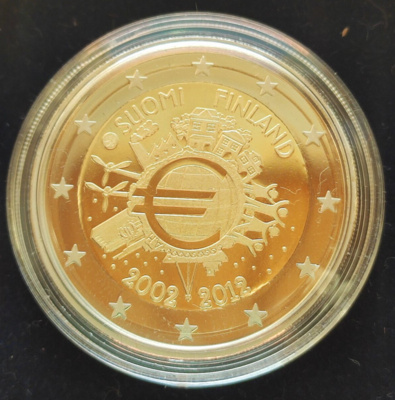 Soome 2 Euro 2012a.10 astat Euroraha PROOF