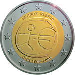 Küpros 2 euro 2009 -EMU, UNC 
