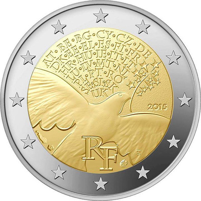 Prantsusmaa 2 euro 2015 Peace in Europe, UNC