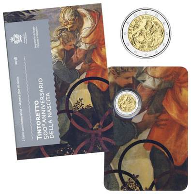 San Marino 2 euro 2018.a. Tintoretto