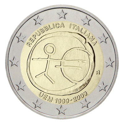 Itaalia 2 euro 2009 EMU UNC