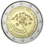 Sloveenia 2 Euro 2010 Botanic garden (UNC)