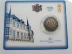 Luksemburg 2 euro 2026 Charlemagne Prize BU coincard (Royal Dutch Mint mintmark)