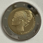 MONACO 2 EURO 2007  Grace Kelly COPY ,REPLICA