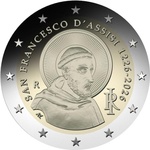 Itaalia 2 Euro 2026 Saint Francis of Assisi UNC