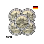 Saksamaa 2 euro, 2007, " Mecklenburg UNC ADFGJ