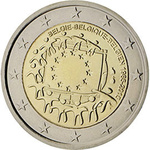Belgia 2 eurot 2015.a. Euroopa lipp, UNC