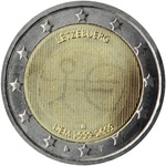 Luksemburg 2 euro, 2009 EMU UNC 