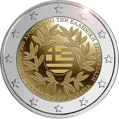 Kreeka 2 euro 2021, Greek Revolution UNC