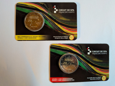 Belgia 2 euro, 2025, Circuit de Spa-Francorchamps 