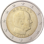 Monaco 2 euro 2009 UNC