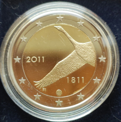 Soome 2 euro 2011, Keskpank 200 a. PROOF