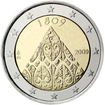 Soome 2 Euro 2009a. Finnish autonomy  UNC