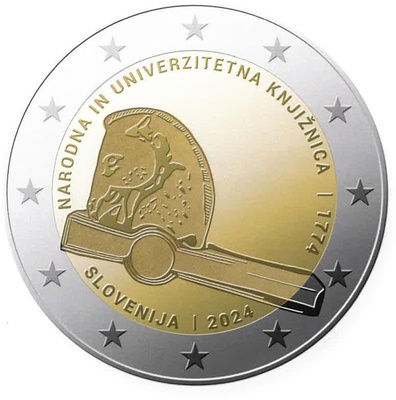 Sloveenia 2 Euro 2024a.National- and University Library (UNC)