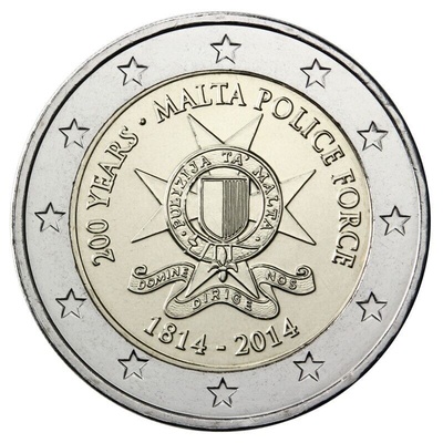 Malta 2 euro 2014 Police Force UNC