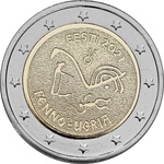 Eesti 2 euro 2021 "Soome-ugri rahvad" UNC