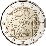 Luksemburg 2 euro 2025 Schuman Declaration UNC 
