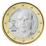 Monaco1 euro 2025 UNC 
