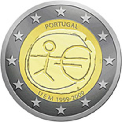 Portugal 2 euro, 2009 EMU UNC 