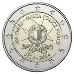 Malta 2 euro 2014 Police Force UNC
