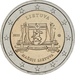 Leedu 2 euro 2025.a. Väike-Leedu UNC 