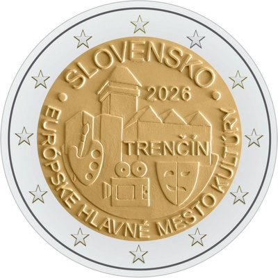 Slovakkia 2 euro 2026 Trenčín UNC