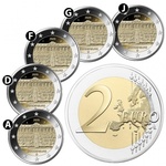Saksamaa 2 euro, 2020, " Brandenburg" UNC ADFGJ 