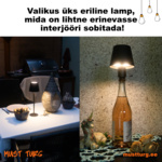 Pudeli lamp