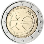 Belgia 2 euro, 2009 EMU UNC 