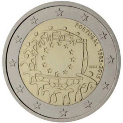 Portugal 2 eurot 2015.a. Euroopa lipp, UNC