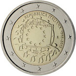 Itaalia 2 eurot 2015.a. Euroopa lipp, UNC